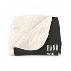 Sherpa Blanket with Demolition Lovers Lyric Print