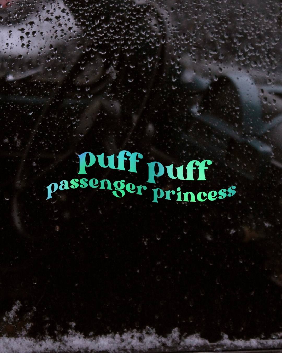 Puff Puff Passenger Princess Vinyl Decal