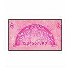 Pink Ouija Board Desk Mat 23.6" × 13.8"