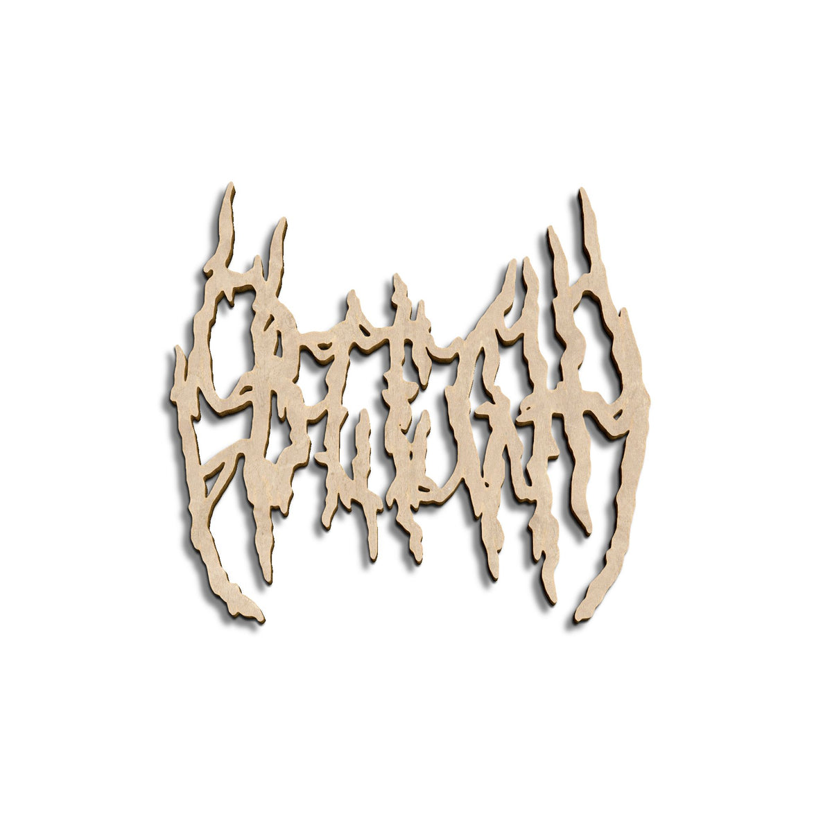 BLEGH Wooden Ornament 5" x 5"