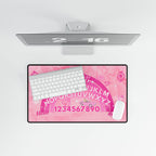Pink Ouija Board Desk Mat