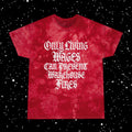 Only Living Wages Can Prevent Warehouse Fires Tie-Dye T‑Shirt S Red