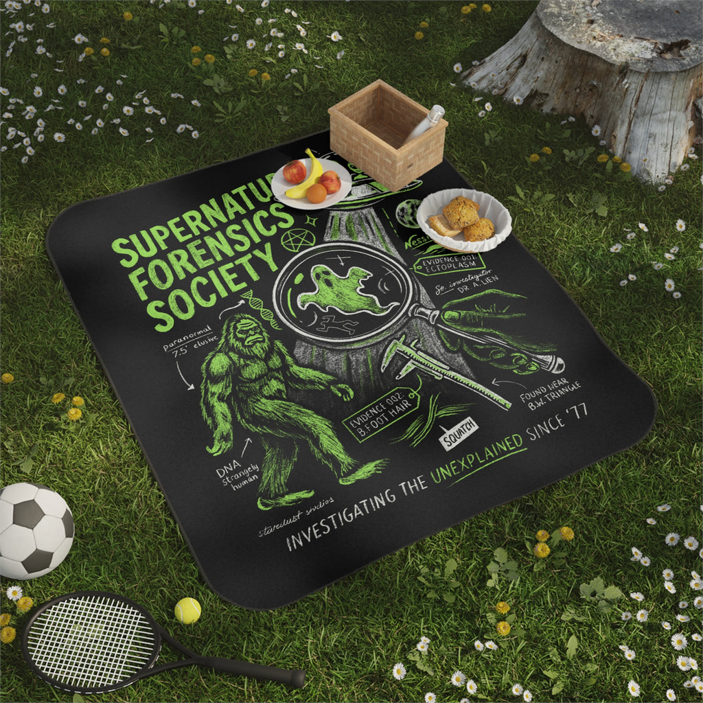 Supernatural Forensics Society Picnic Blanket