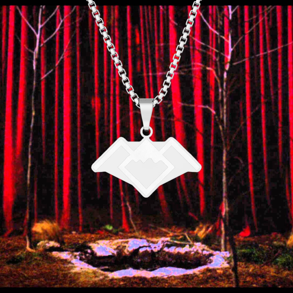 Twin Peaks Symbol Pendant Necklace