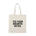All Men are Cremated Natural Tote Bag