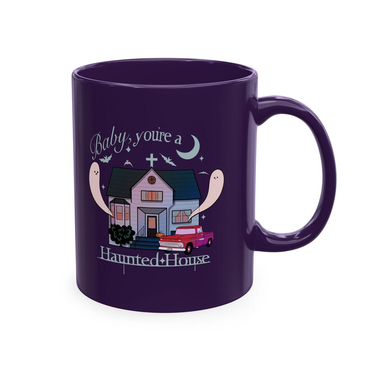 Baby, You're a Haunted House x Twilight Mug Purple 11oz