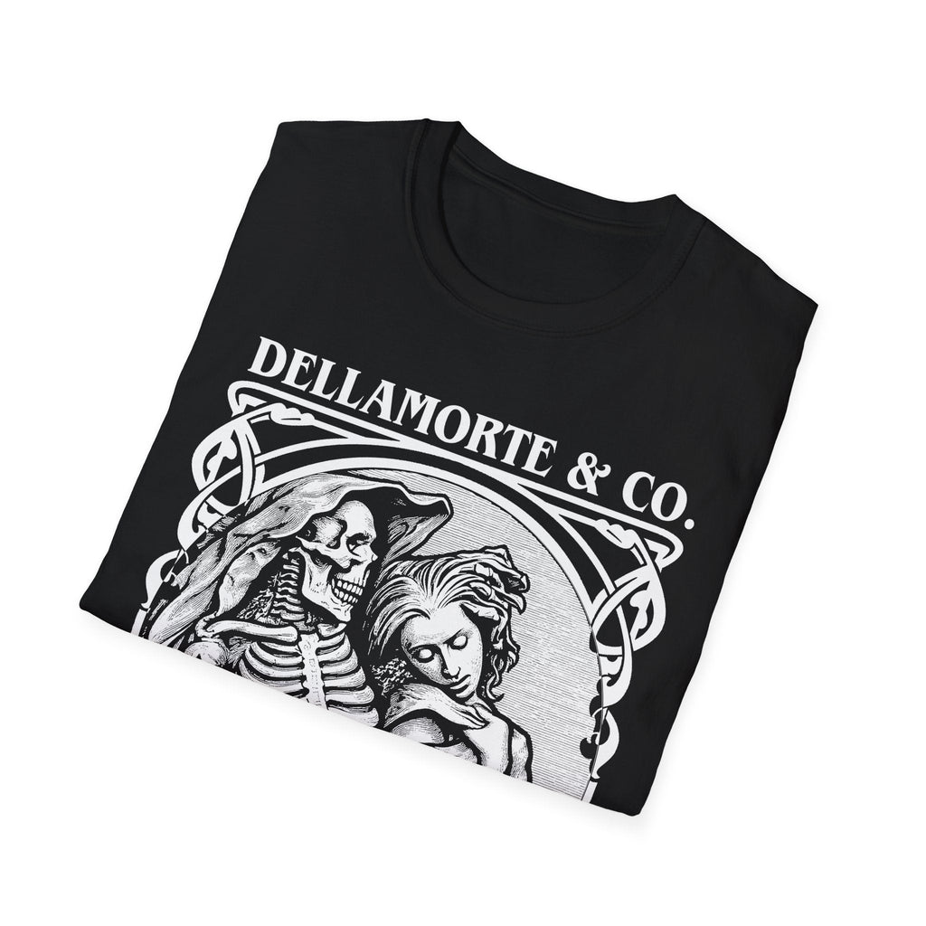 Death and the Maiden Shirt | Gothic Grim Reaper T-Shirt | Dellamorte Dark Academia Tee | Macabre Romance | Occult Halloween Apparel