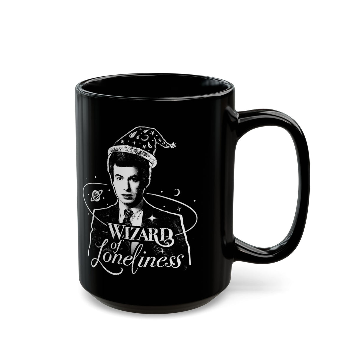 Wizard of Loneliness Black Mug (11oz, 15oz)