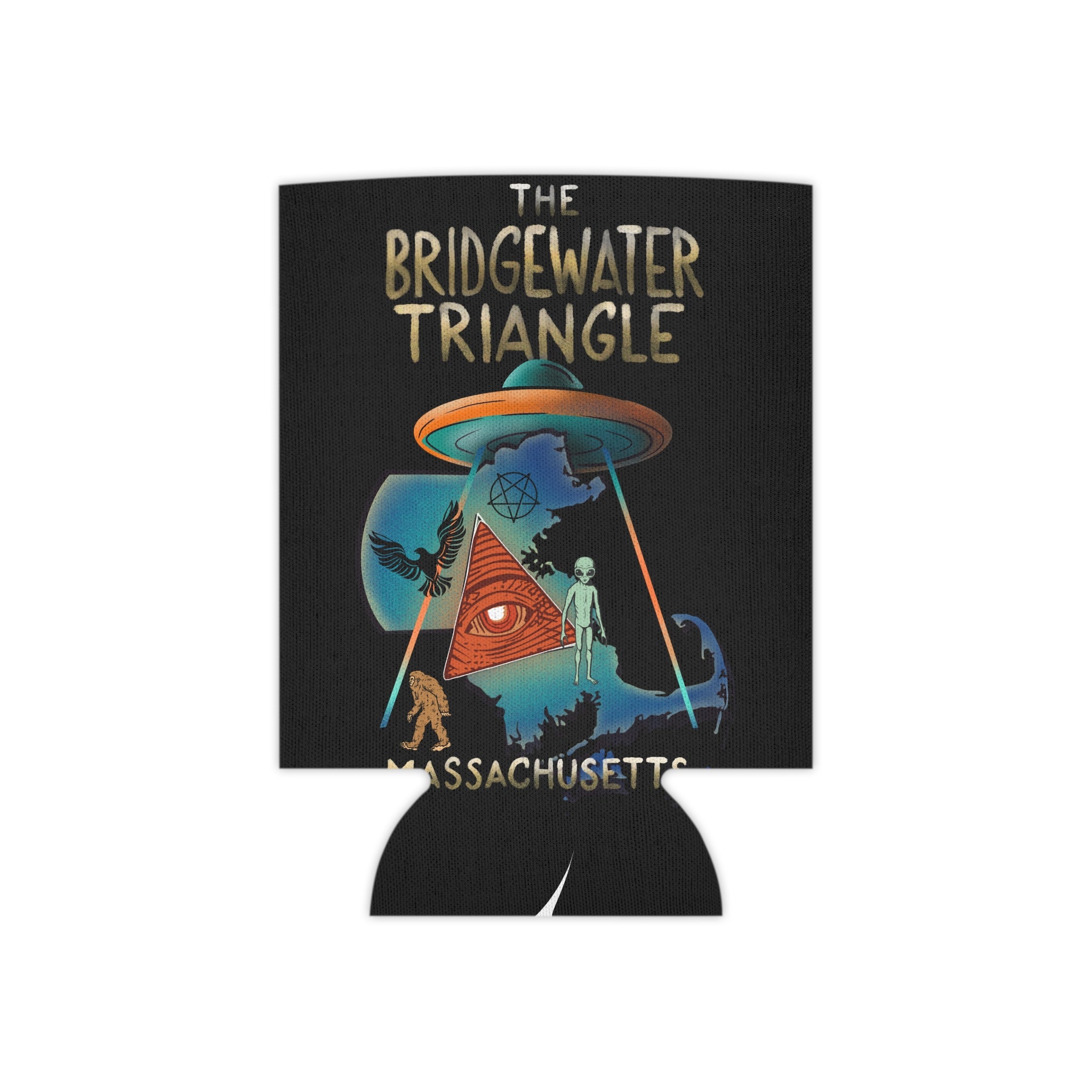 The Bridgewater Triangle Can Koozie