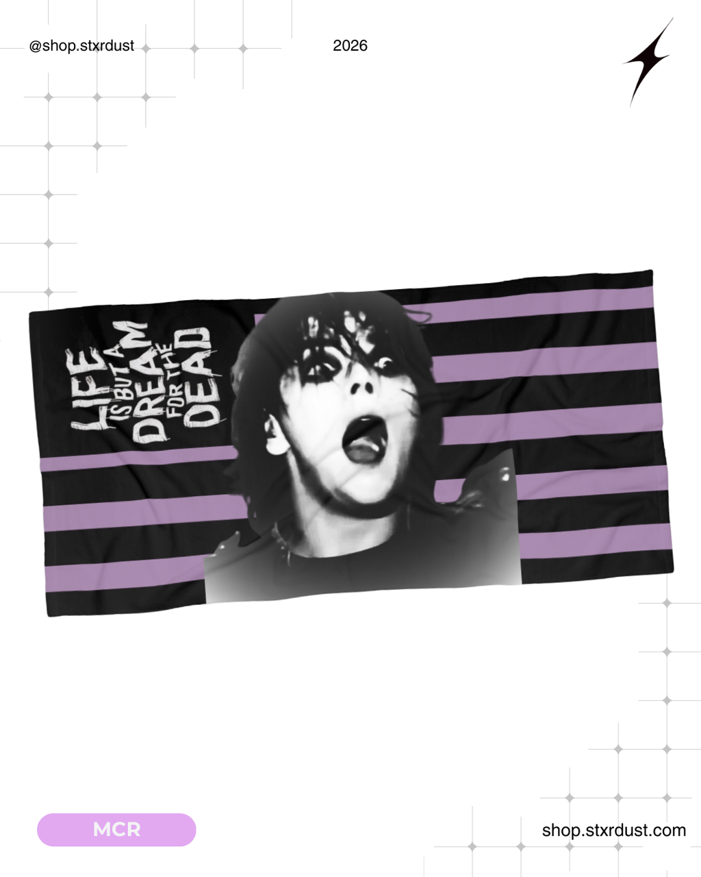 Gerard Beach Towel - Life Is But A Dream for the Dead