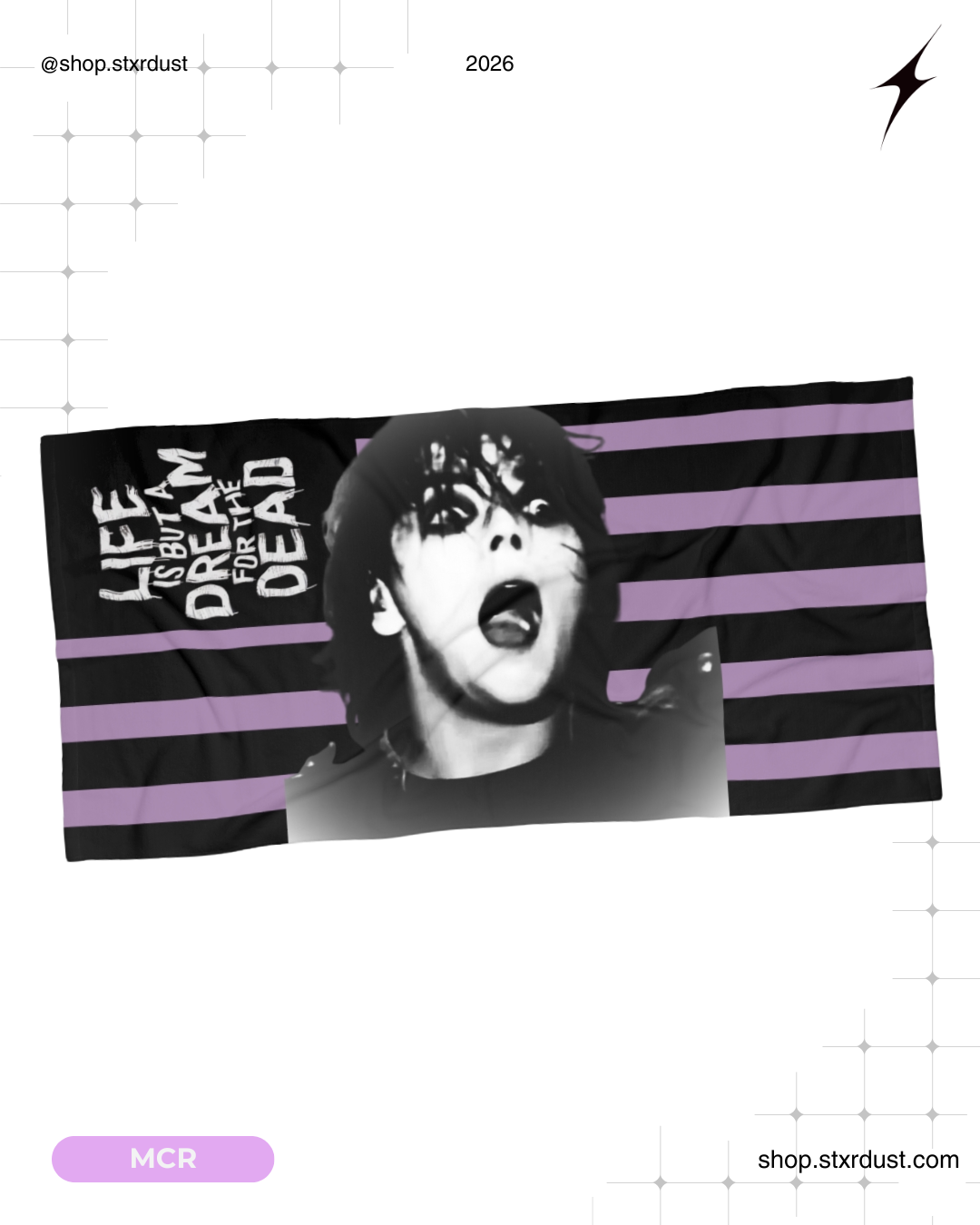 Gerard Beach Towel - Life Is But A Dream for the Dead