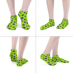 The Perfect Music Festival Socks (5 Pairs) Sweat-proof, Odor-proof, Breathable 420 Weed Leaf Ankle Socks - detail view