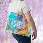 Cauldron Save Me Holographic Beach Tote Bag