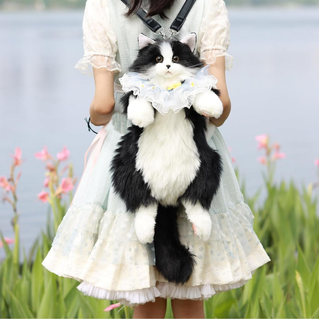 Tuxedo Cat Backpack – Cute Bag for Cat Fans Daily Companion Tuxedo Backpack