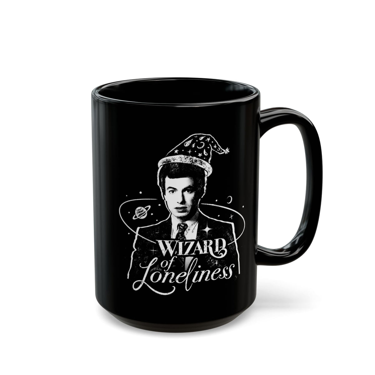 Wizard of Loneliness Black Mug (11oz, 15oz)
