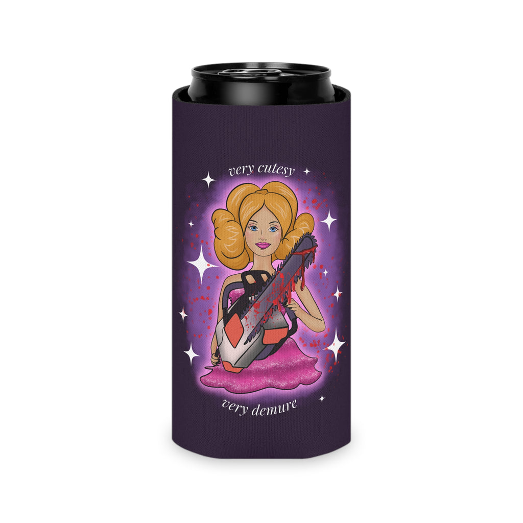 Cutesy Barbie Chainsaw Koozie