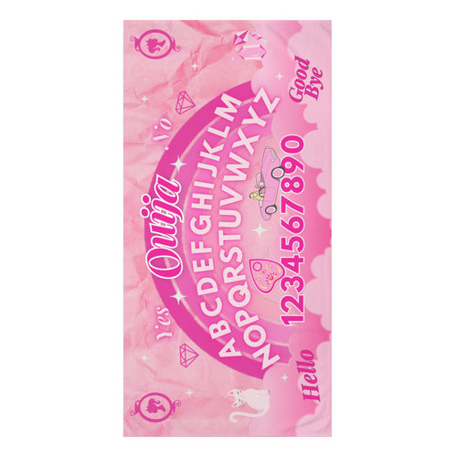 Barbie Ouija Beach Towel White 30" × 60"