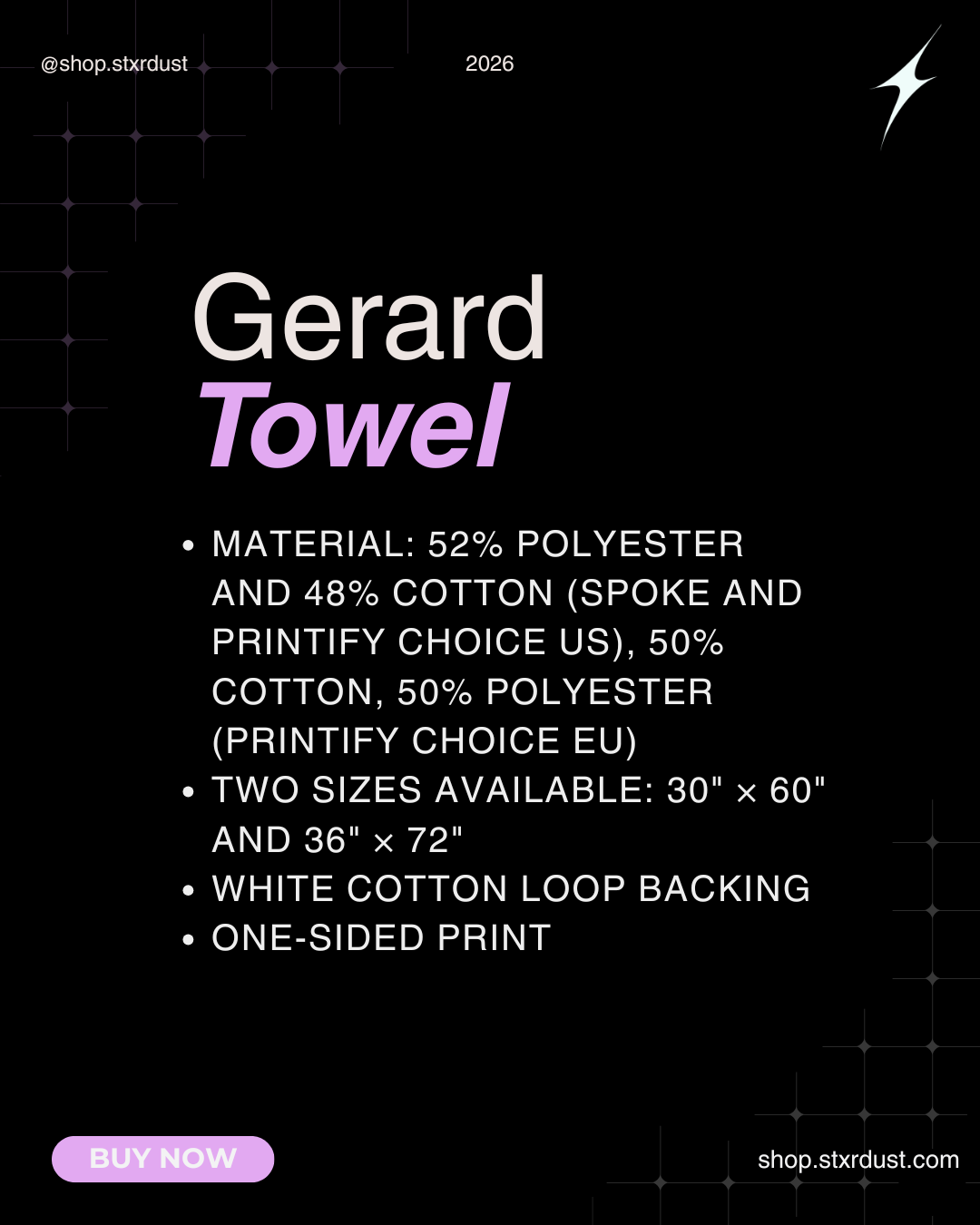 Gerard Beach Towel - Life Is But A Dream for the Dead