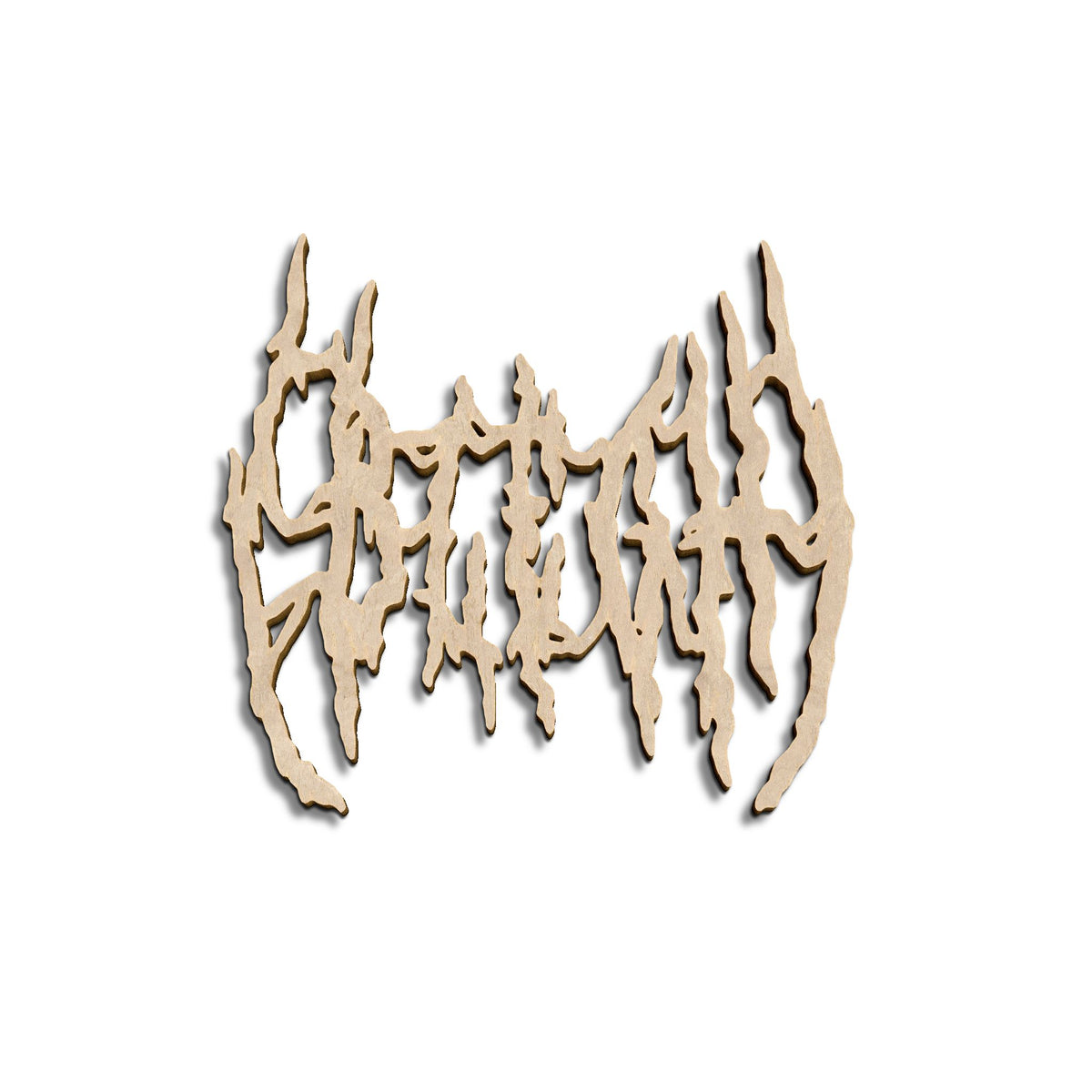 BLEGH Wooden Ornament 4" x 4"