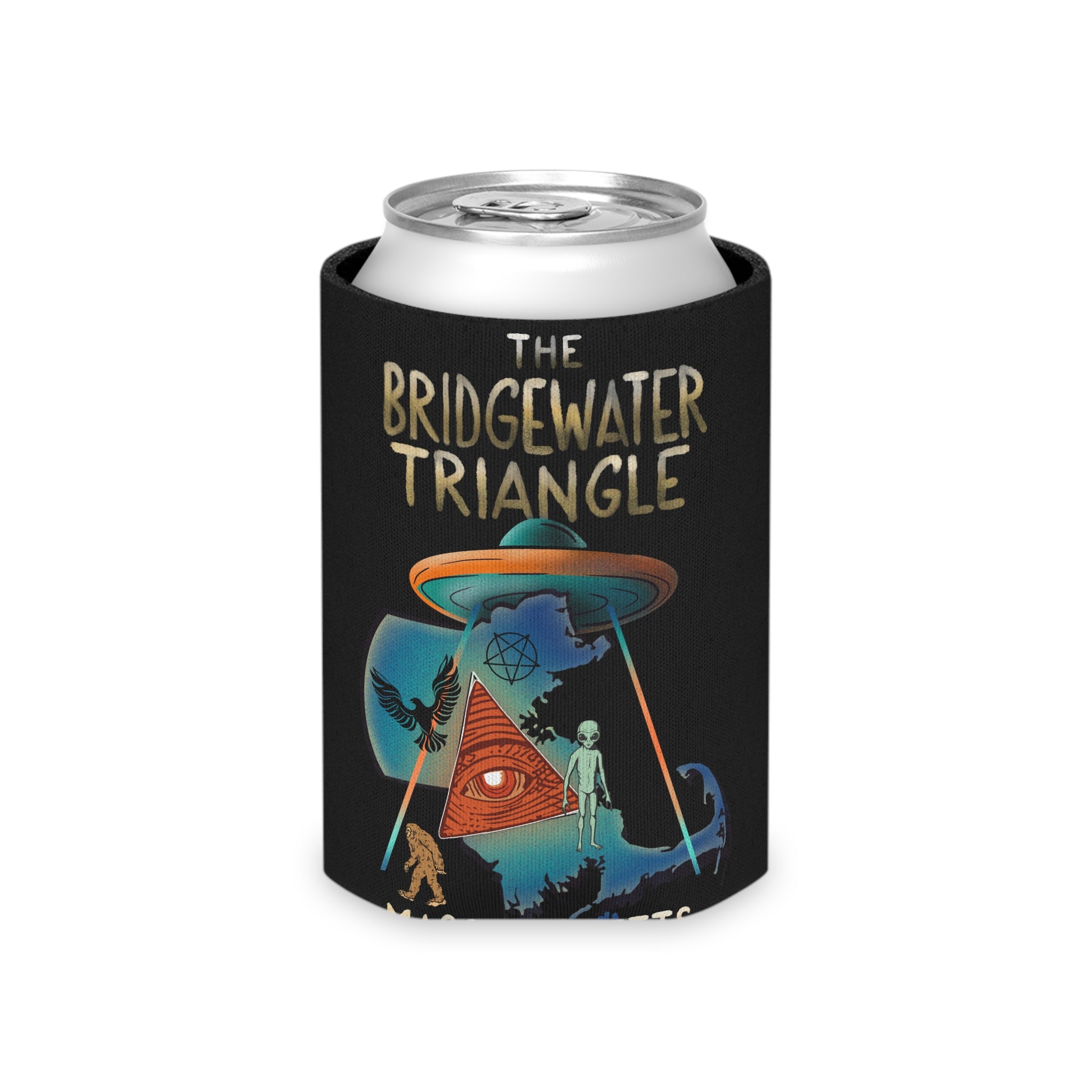 The Bridgewater Triangle Can Koozie