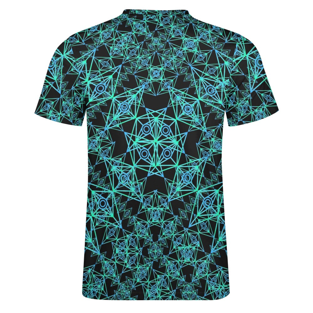 Men's Slander All-Over Fitted Rave Shirt Super Soft Breathable Sweat-Proof Odor-Resistant Music Festival Tee