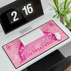 Pink Ouija Board Desk Mat