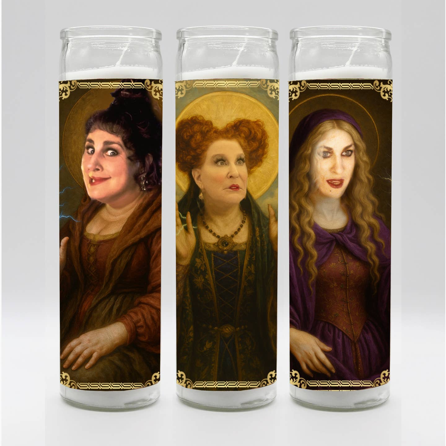 Saint Witchy Sisters Candle Set