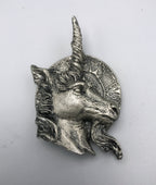 Unicorn Magnet, Hand Painted Resin Sculpture | Mythic Fantasy Decor | Legendary Unicorn Magnet for Fantasy and Gothic Decor