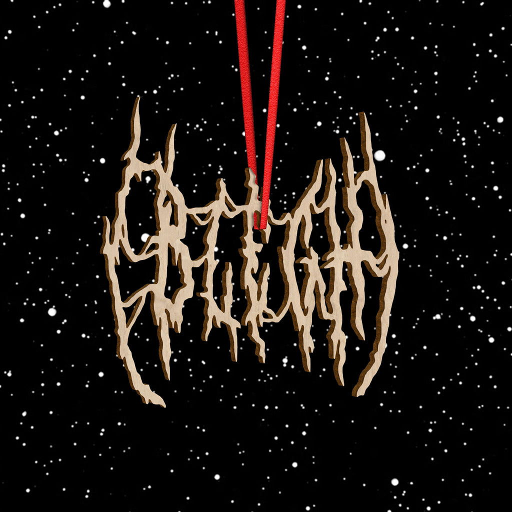 BLEGH Wooden Ornament 7" x 7"