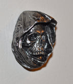 Santa Muerte/ Grim Reaper Magnet, Hand Painted Resin Sculpture | Mythic Fantasy Decor | Santa Muerte Magnet for Fantasy and Gothic Decor