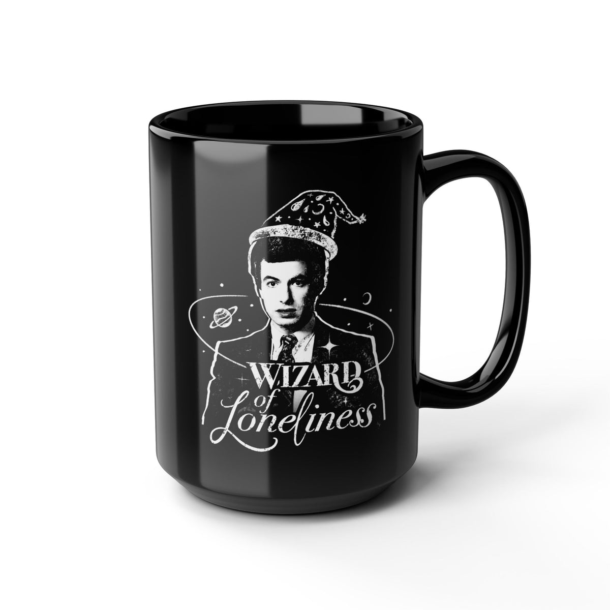 Wizard of Loneliness Black Mug (11oz, 15oz)