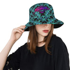 Slander All Over Kaleidoscopic Unisex Summer Bucket Hat - detail view