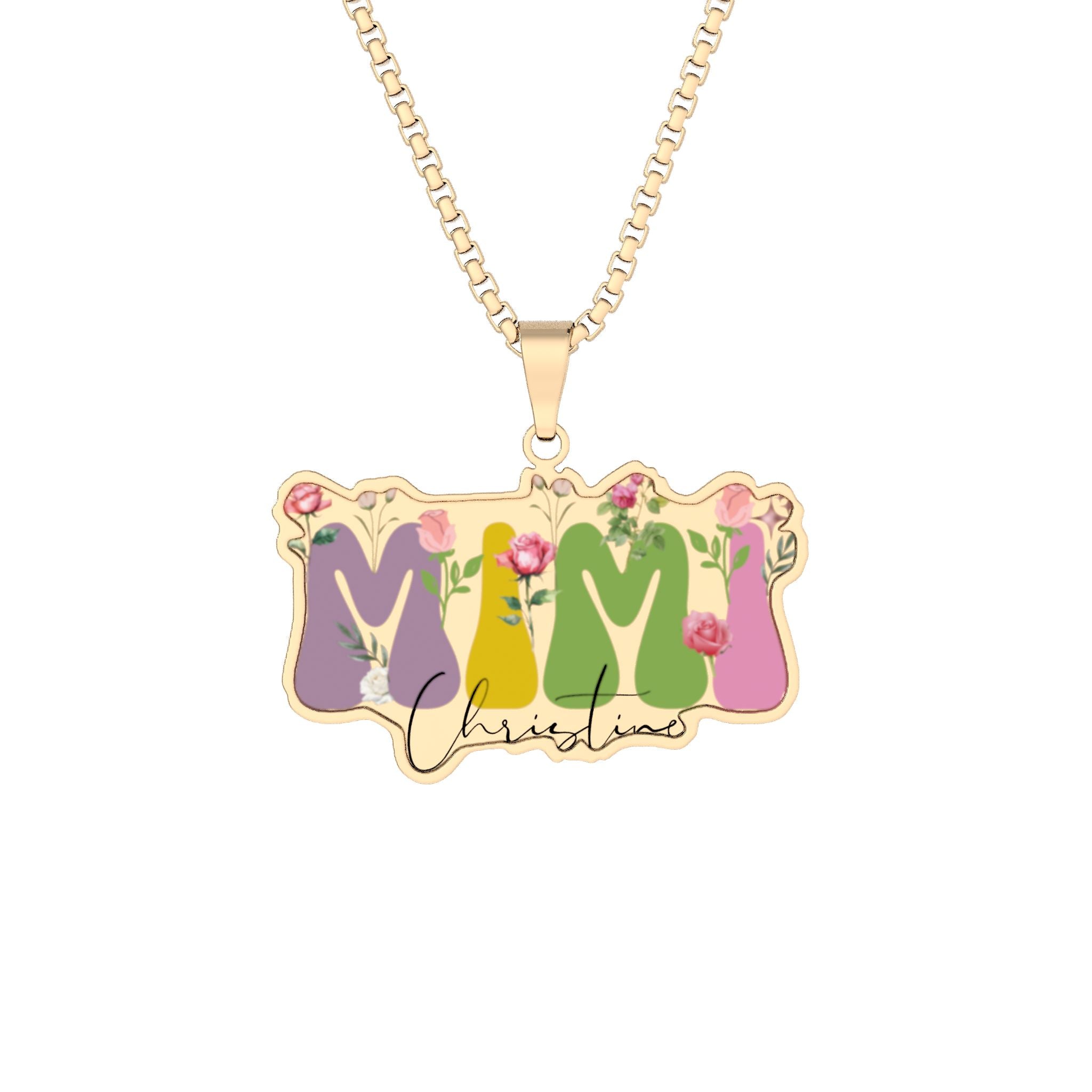 Personalizable Mimi Pendant Necklace