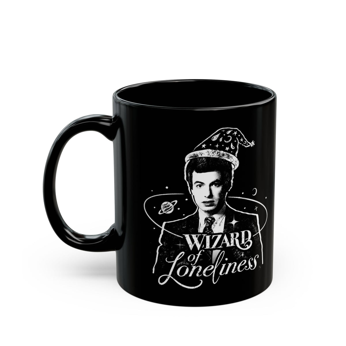 Wizard of Loneliness Black Mug (11oz, 15oz)