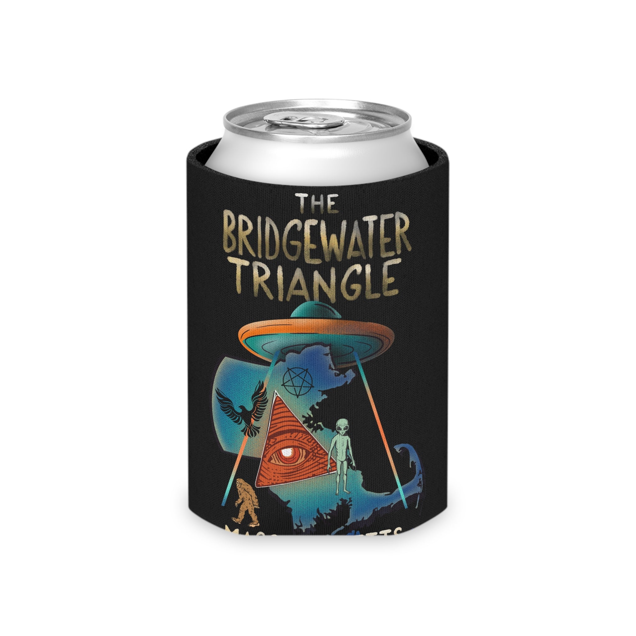 The Bridgewater Triangle Can Koozie