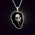 Ghost Scream Pendant Necklace