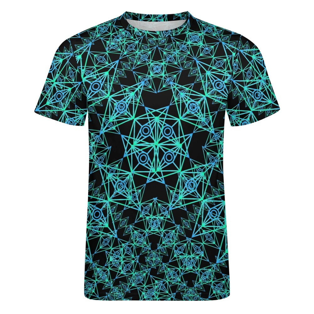 Men's Slander All-Over Fitted Rave Shirt Super Soft Breathable Sweat-Proof Odor-Resistant Music Festival Tee