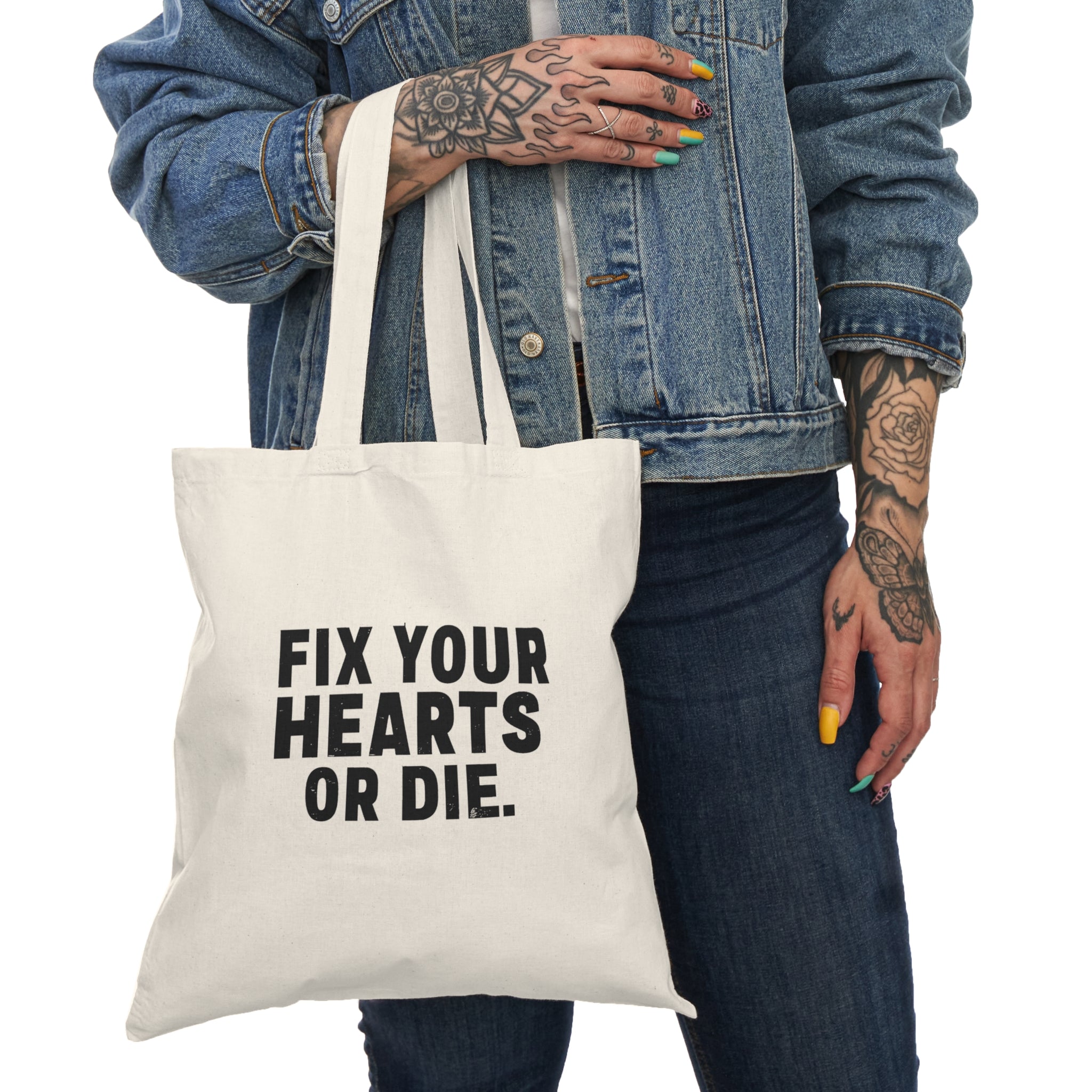 All Men are Cremated Natural Tote Bag