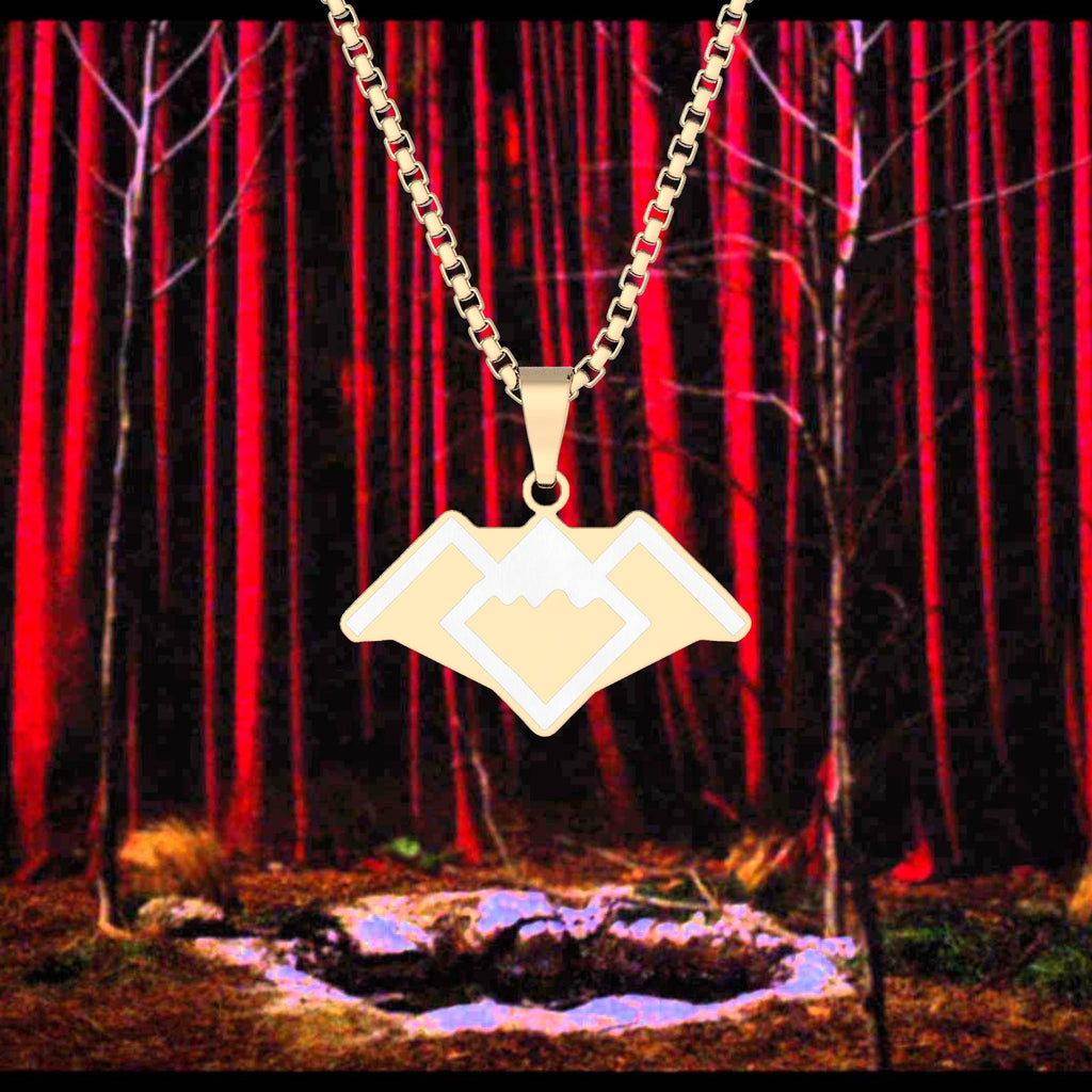 Twin Peaks Symbol Pendant Necklace