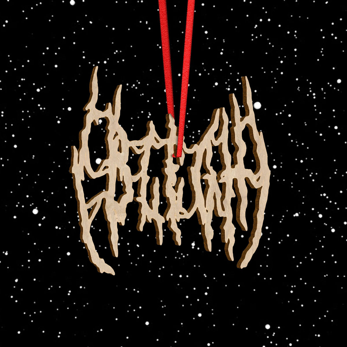BLEGH Wooden Ornament