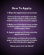 Sky Above Sleepy Vinyl Decal