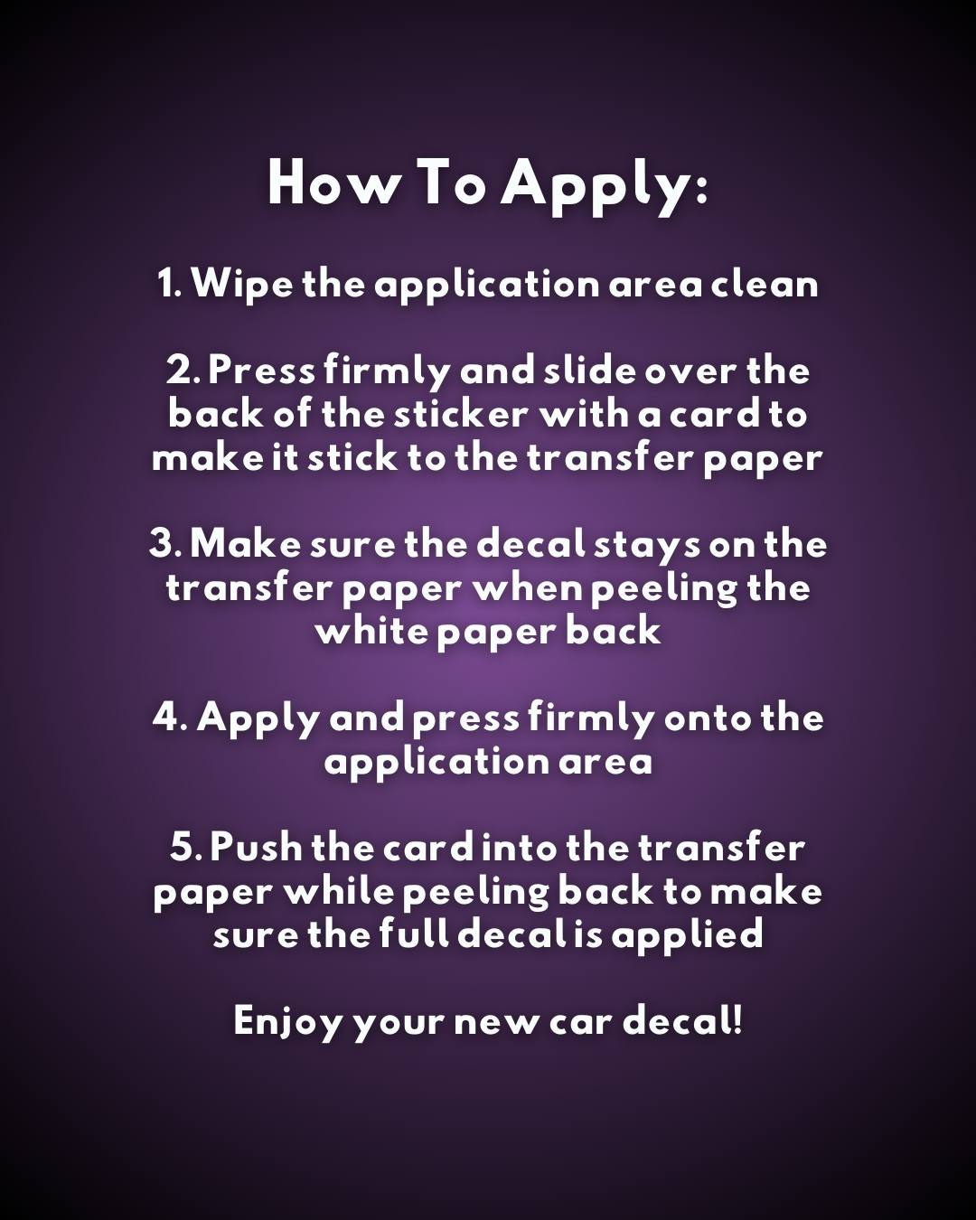 Sky Above Sleepy Vinyl Decal