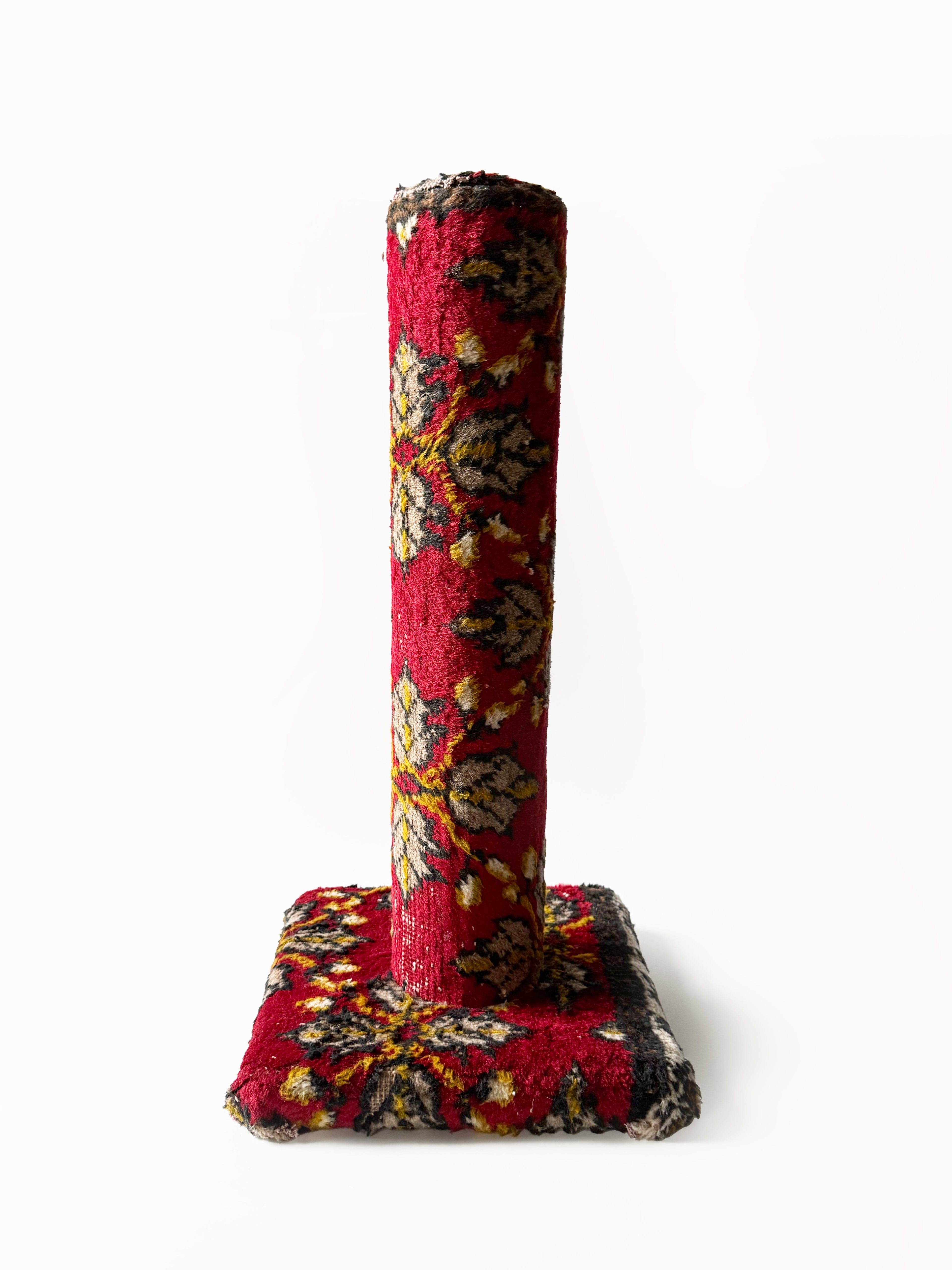 Vintage Rug Cat Scratchers Red