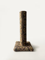 Vintage Rug Cat Scratchers Brown with rust green and blue details