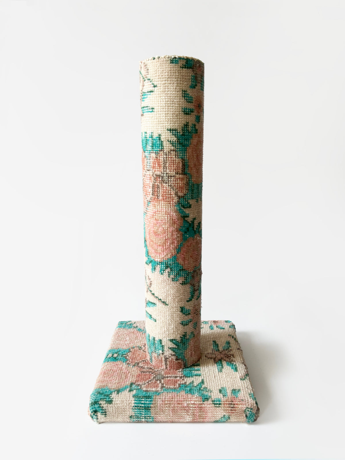 Vintage Rug Cat Scratchers Peach floral