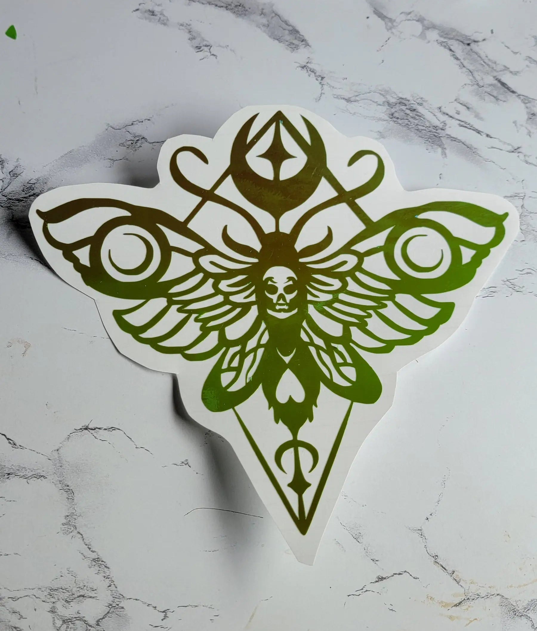Luna Moth Holographic Vinyl Decal Stickers