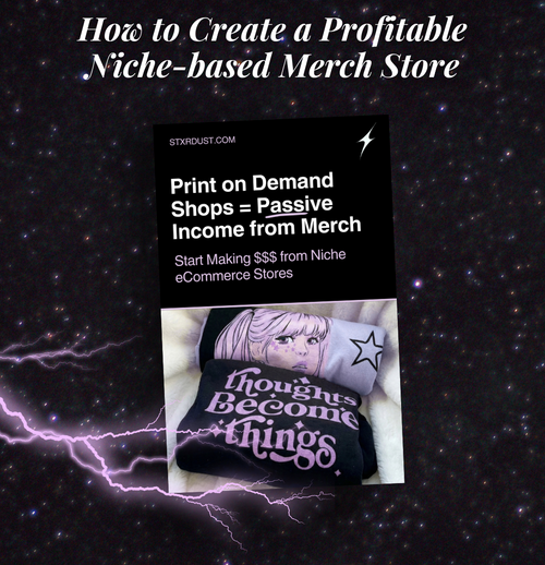 PDF on creating a profitable niche-based merch store