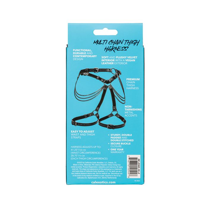 Multi Chain Kinky Thigh Harness