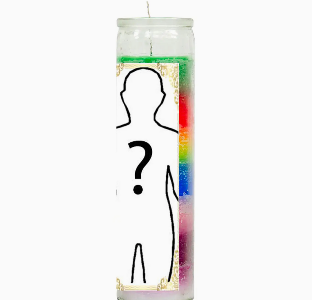 Custom Candle Order Rainbow