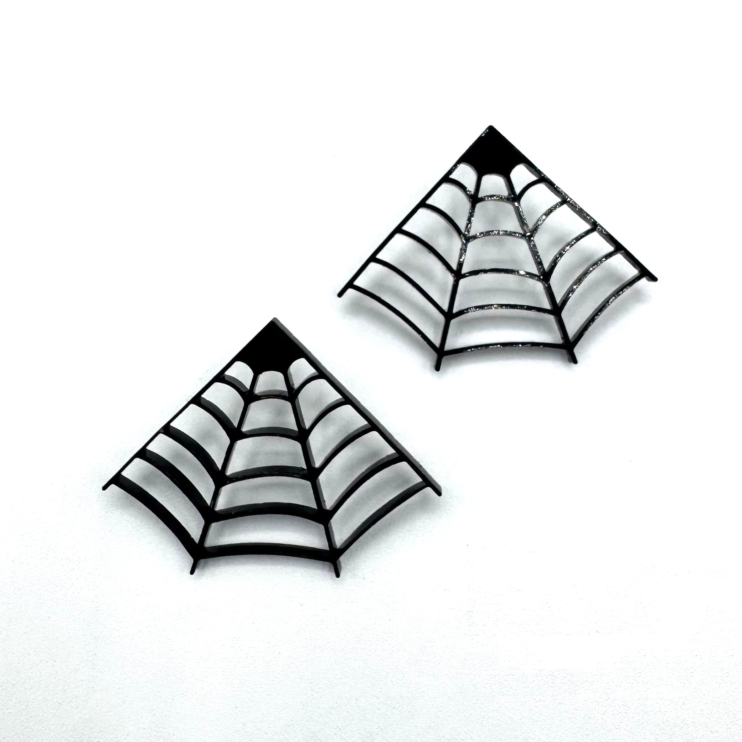Spider Web Stud Earrings